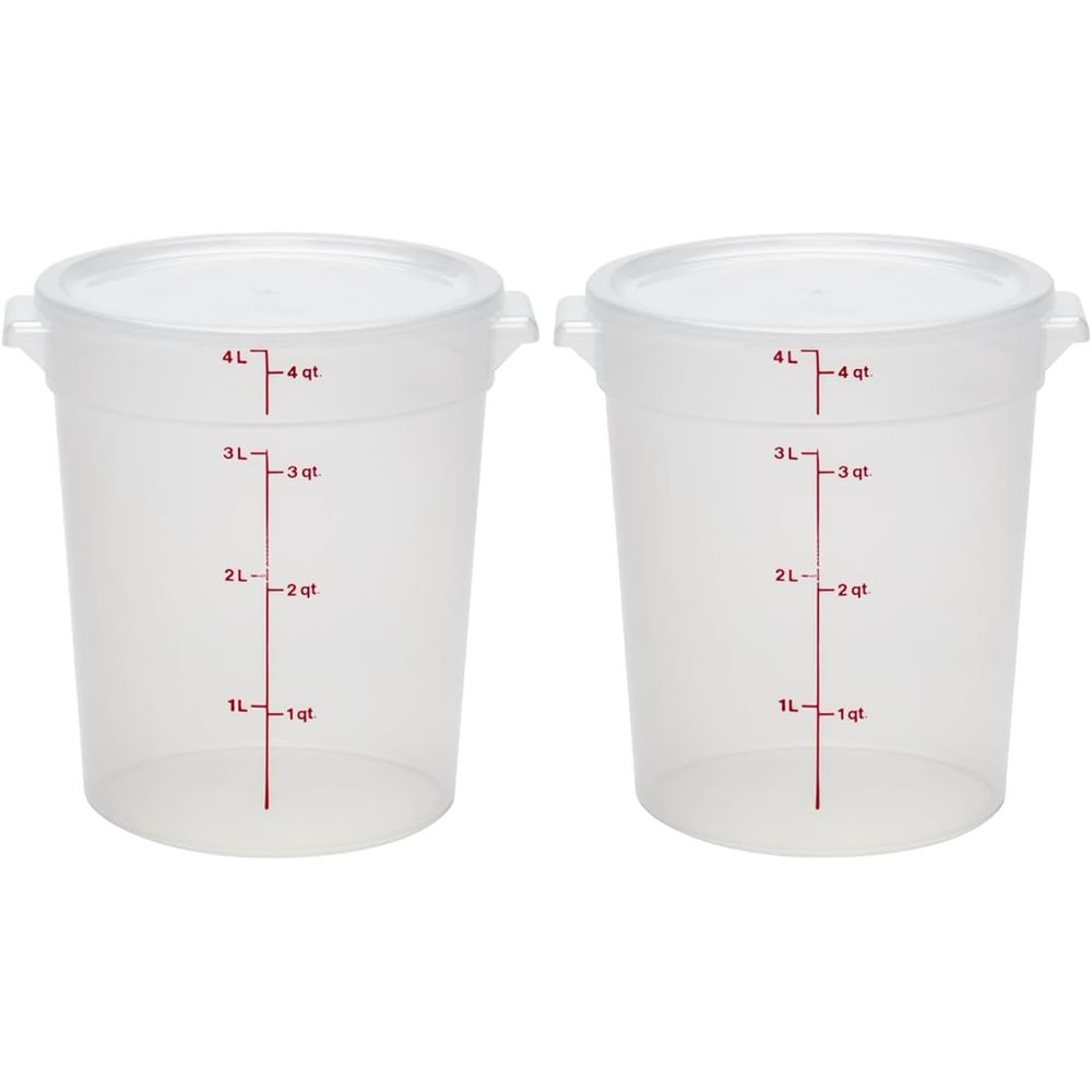 Food Storage 4 Quart - حاويات تخزين طعام بسعة 4 كوارت