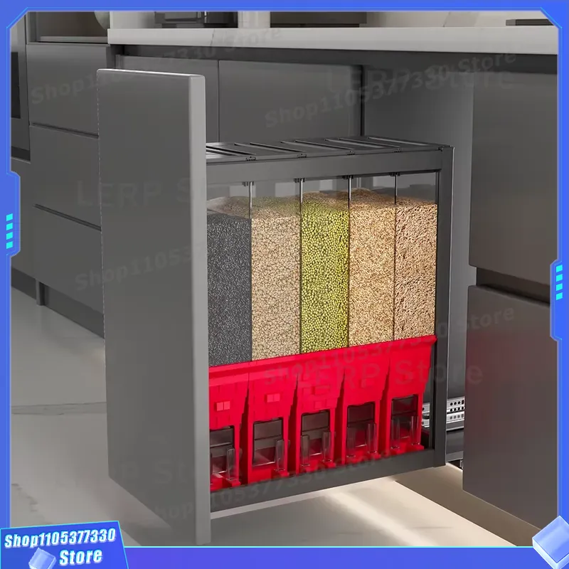 Food Storage Without Pantry - حاويات تخزين متعددة الوظائف للمطبخ، سلال