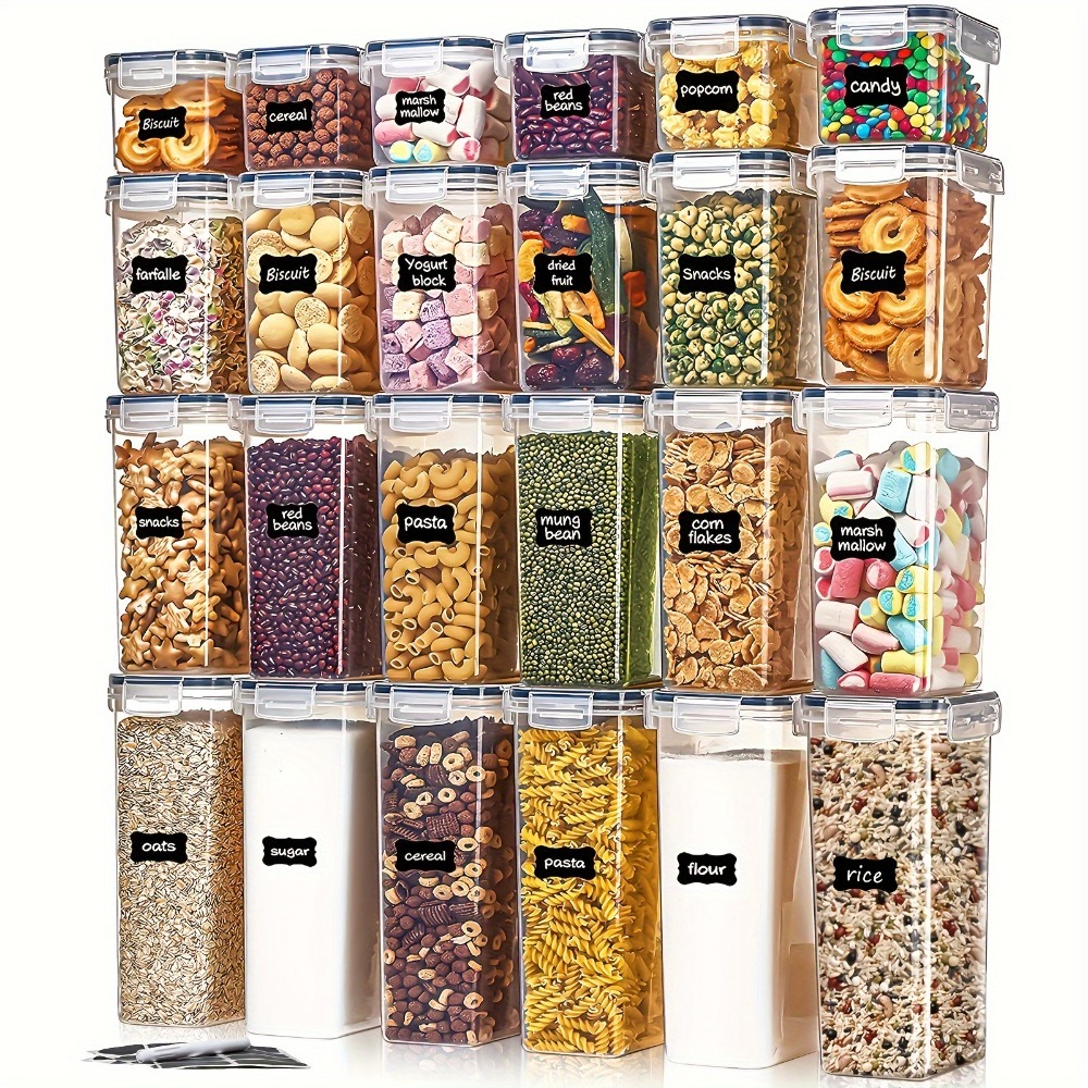 Food Storage Underground - 24 قطعة من حاويات تخزين الطعام،