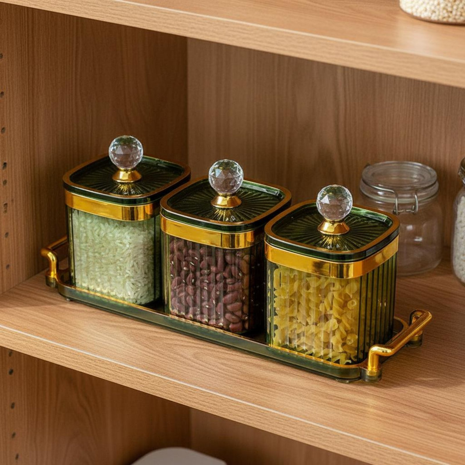 Food Storage Plastic Containers With Lids - مجموعة حاويات وجبات خفيفة زخرفية محكمة