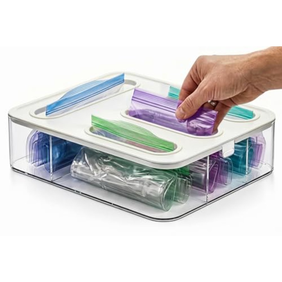 Food Storage 4 Quart - منظم أكياس تخزين الطعام - منظم