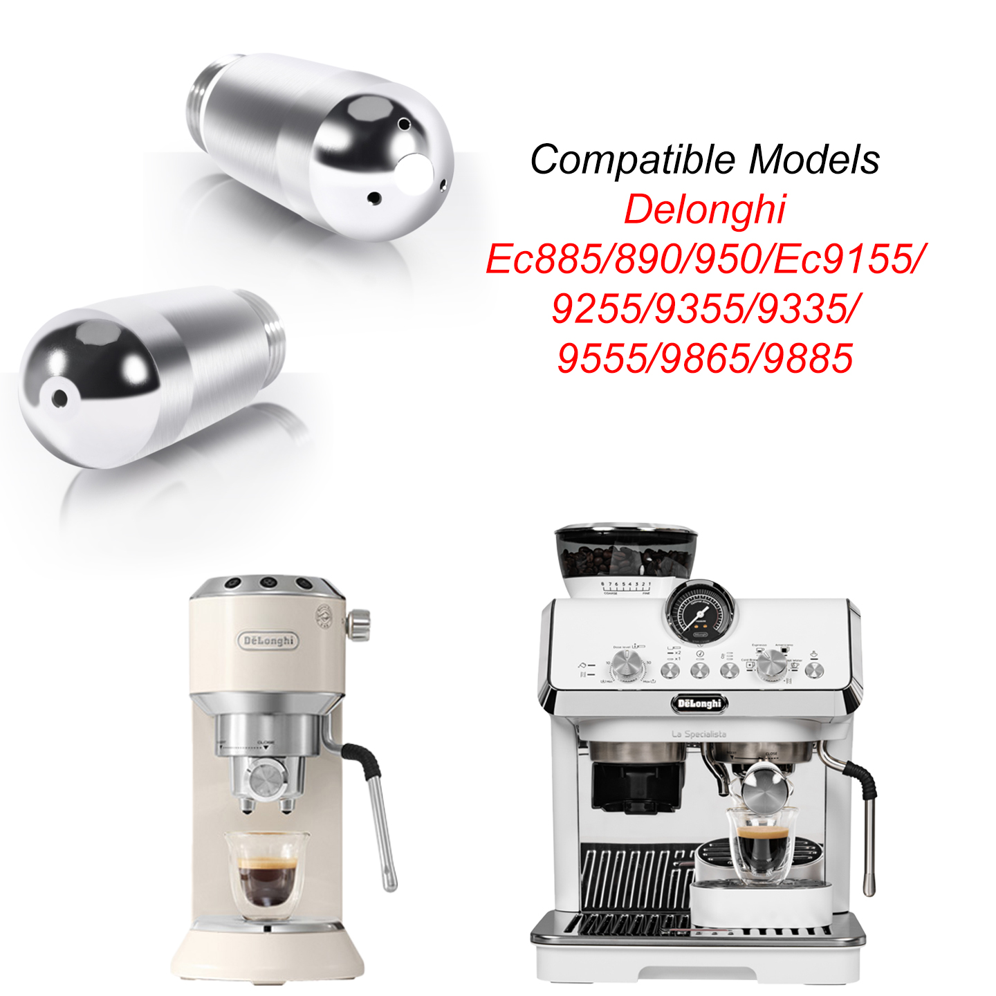 Delonghi Espresso Magnifica - فوهة بخار القهوة لـ Delonghi EC885/890/9155/9255/9355/9665/9865