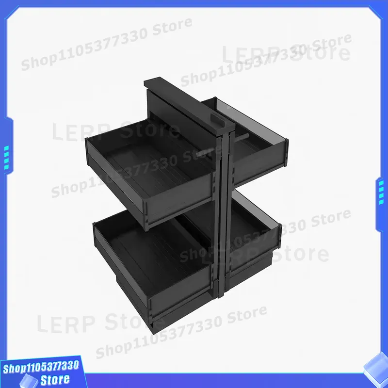 Food Storage Without Pantry - وحدة رفوف مطبخ سحرية بزاوية مزدوجة