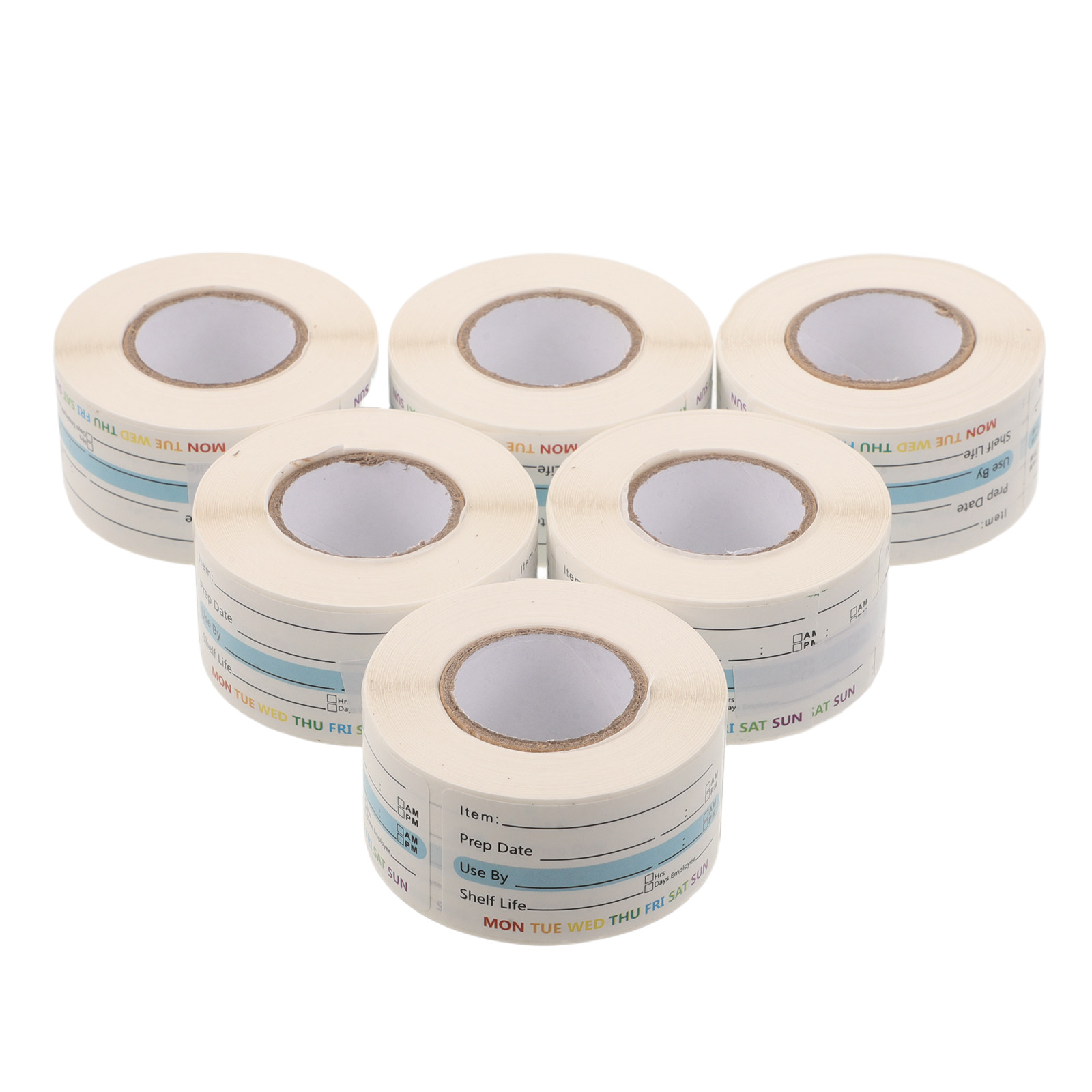Food Storage Expiration Dates - 6 لفات من ملصقات تخزين الطعام،