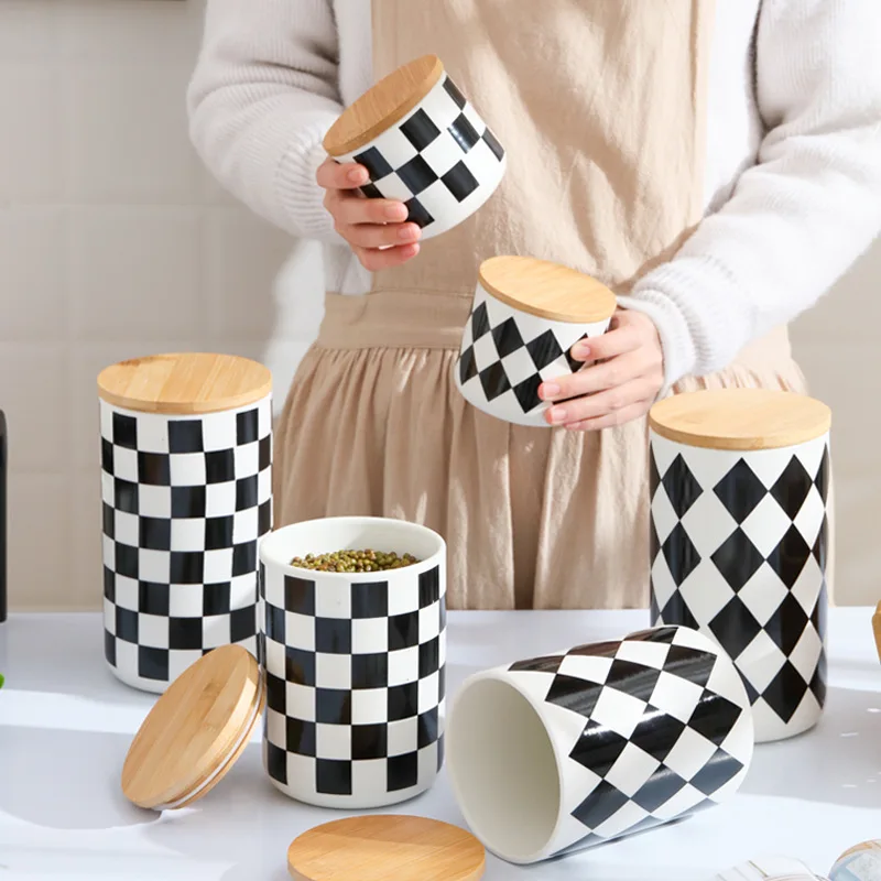 Food Storage Lidl - وعاء تخزين طعام سيراميك بتصميم نورديك