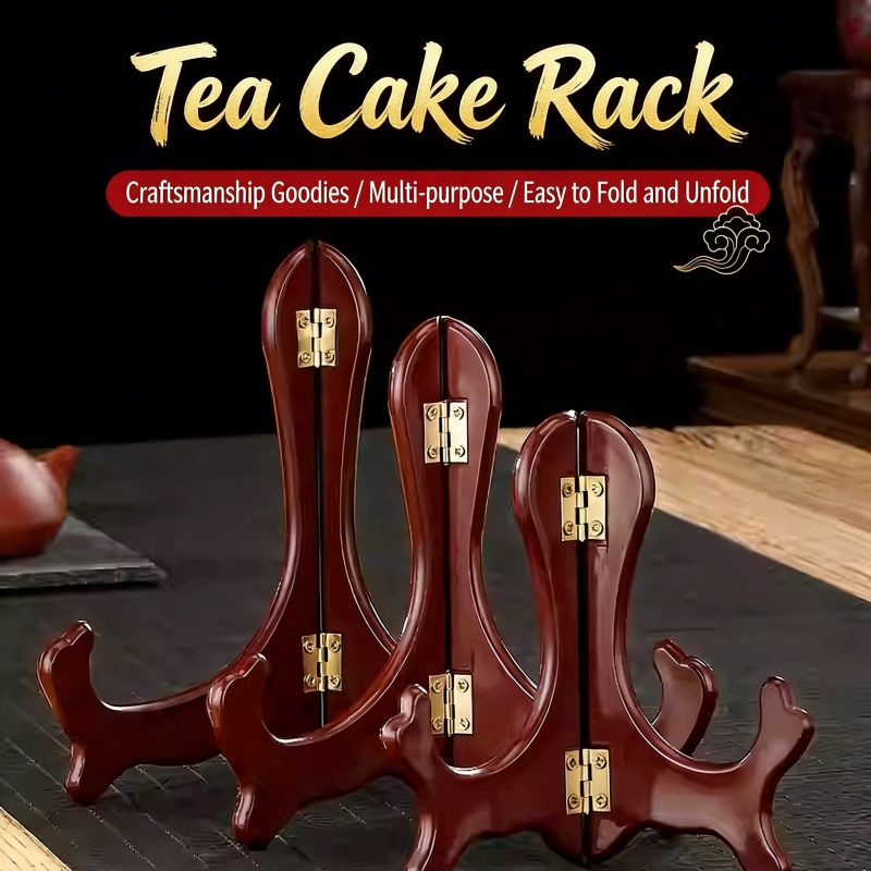 Food Storage Rack - 1 قطعة طبق خشبي خمر رف