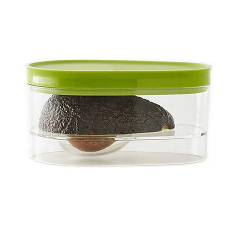 Food Storage Plastic Containers With Lids - صندوق تخزين طعام الأفوكادو، حاوية فواكه
