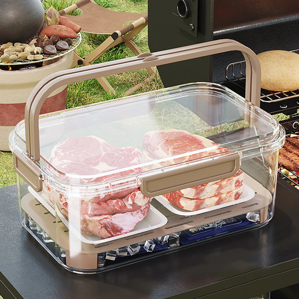 Food Storage Plastic Containers With Lids - حاوية تخزين الطعام المحمولة، صندوق نضارة