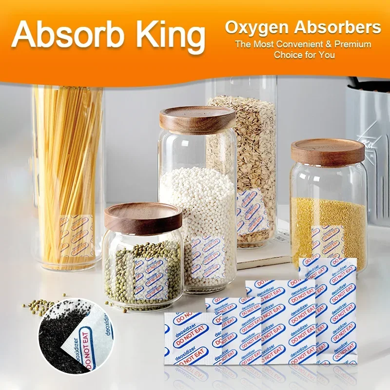 Food Storage Oxygen Absorbers - 80Cc/300Cc/800Cc/2000Cc ممتص الأكسجين مهرجان عيد الميلاد