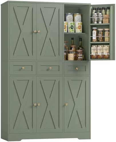Food Storage Without Pantry - خزانة تخزين للمطبخ بارتفاع 67 بوصة