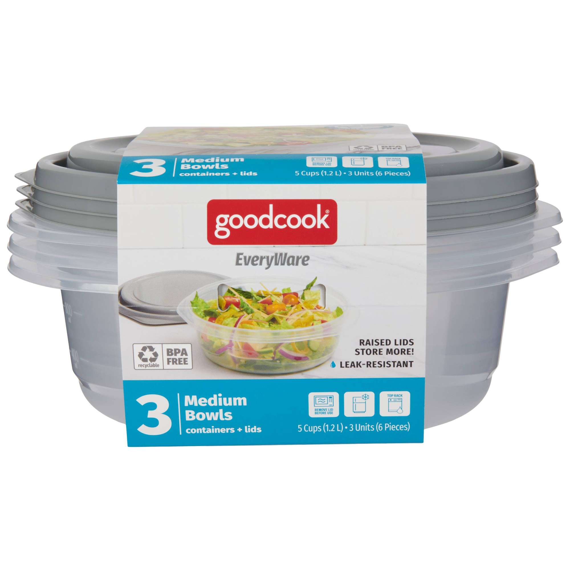 6 قطع من أوعية تخزين الطعام ال - مراجعة Food Storage Plastic Containers With Lids وسعره