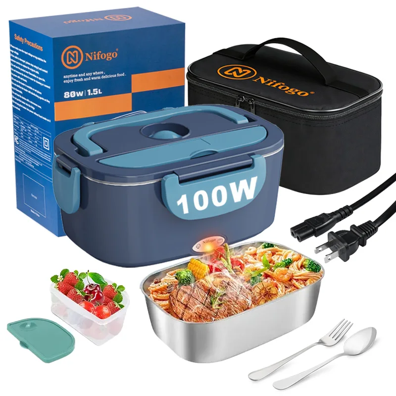 صندوق غداء كهربائي للتسخين بقو - مراجعة Portable Food Warmer وسعره