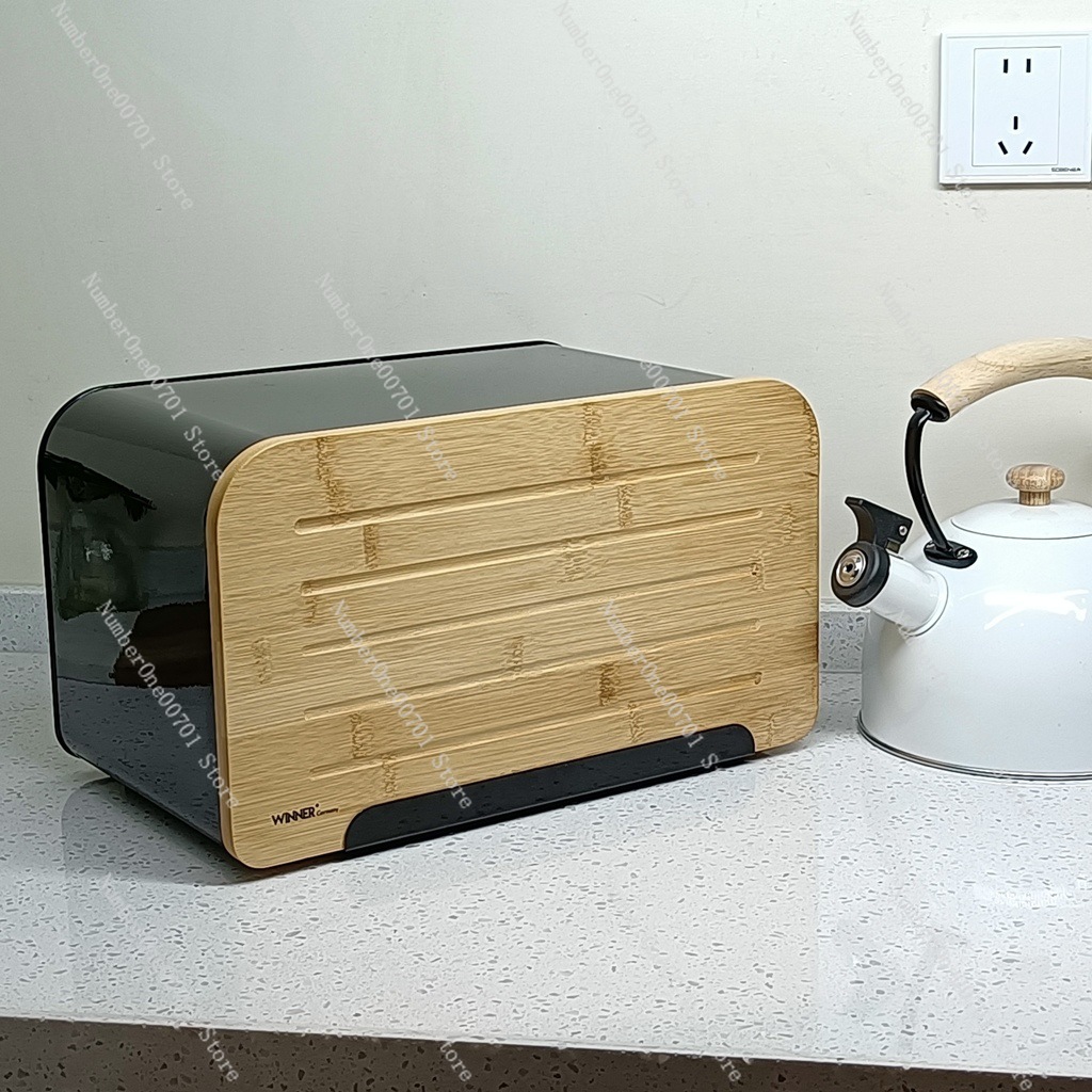 صندوق خبز للمطبخ بغطاء من الخي - مراجعة Food Storage Bins وسعره