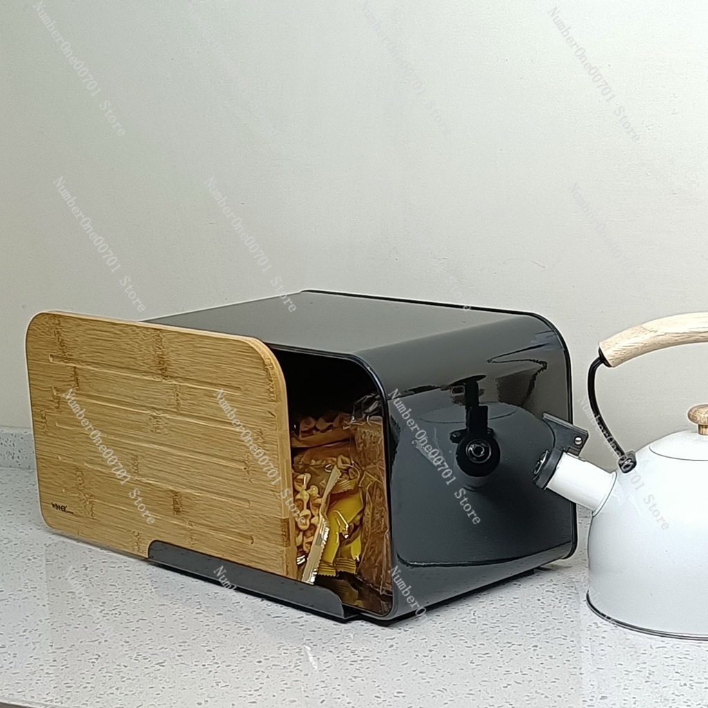 صندوق خبز للمطبخ بغطاء من الخي - مراجعة Food Storage Bins وسعره