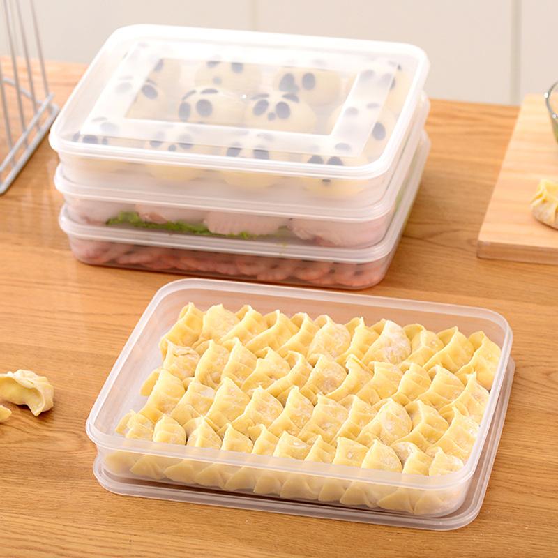 صندوق تخزين شفاف للمطبخ، منظم  - مراجعة Food Storage Plastic Containers With Lids وسعره