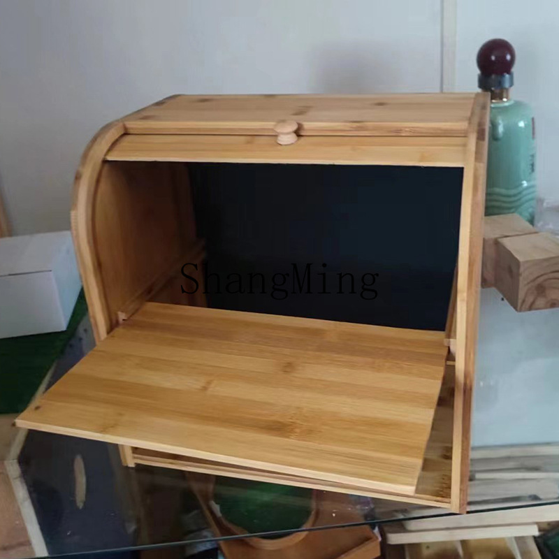 SM المنزلية الخيزران صندوق تخز - مراجعة Food Storage Rack وسعره