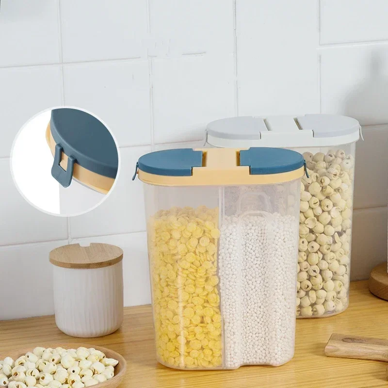 M/L شبكة مزدوجة الحبوب جرة الب - مراجعة Food Storage Lidl وسعره