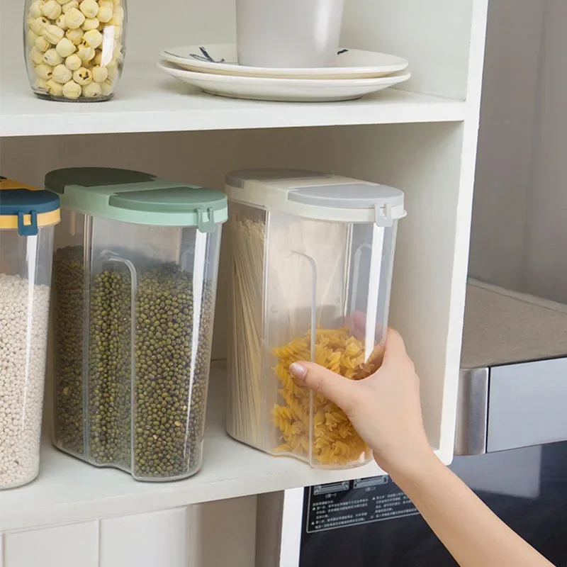 M/L شبكة مزدوجة الحبوب جرة الب - مراجعة Food Storage Lidl وسعره