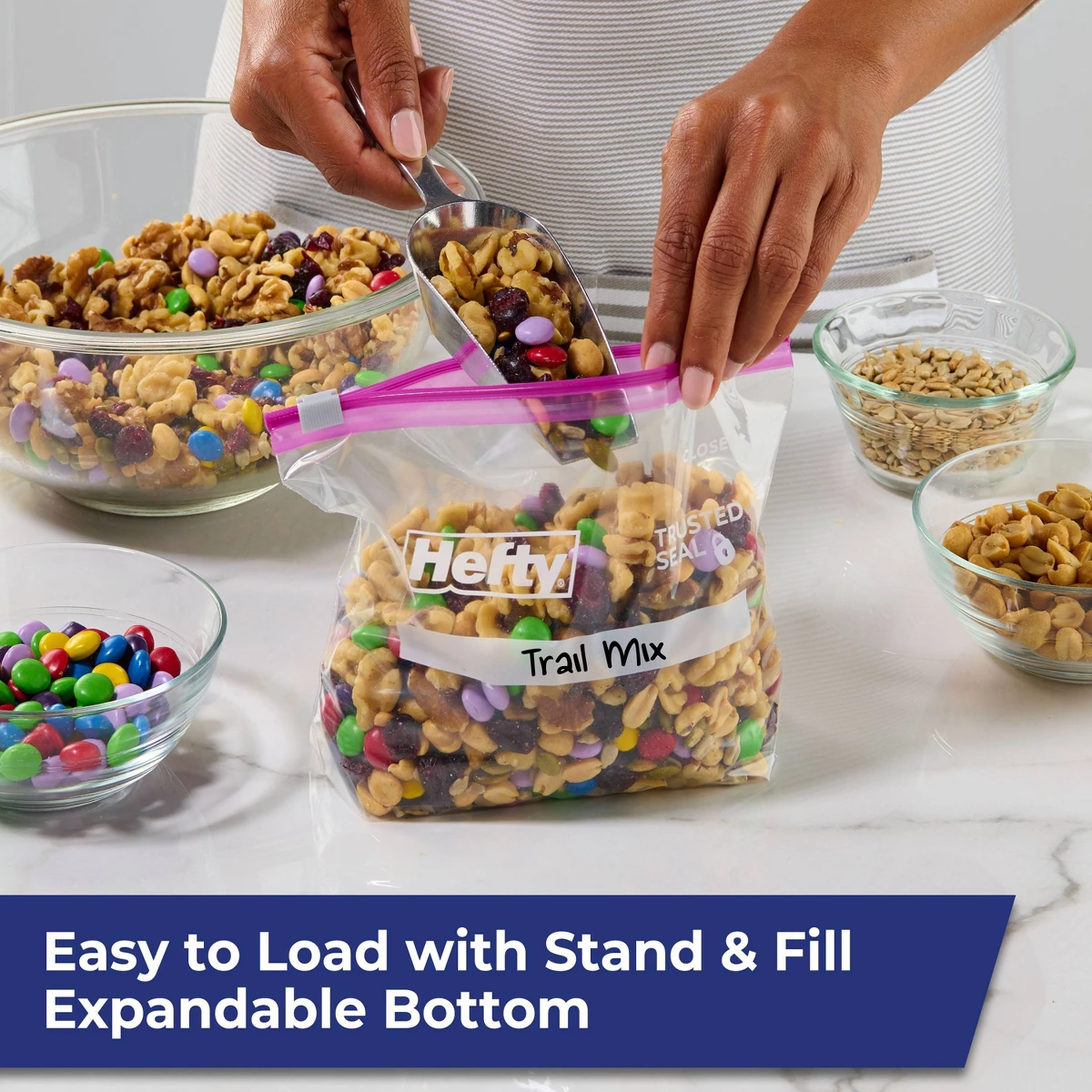 حقيبة تخزين طعام منزلقة سعة 40 - مراجعة Food Storage 4 Quart وسعره