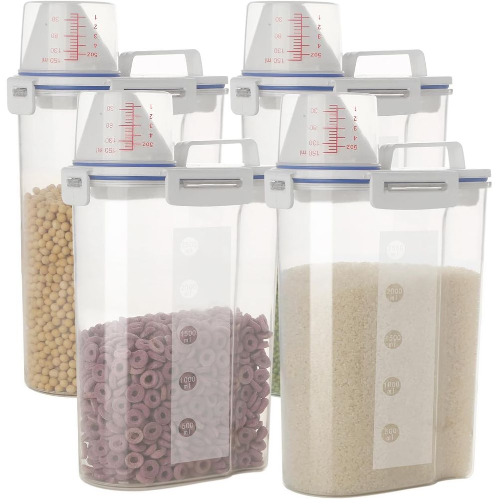 مجموعة حاويات تخزين الأرز والط - مراجعة Food Storage Bins وسعره