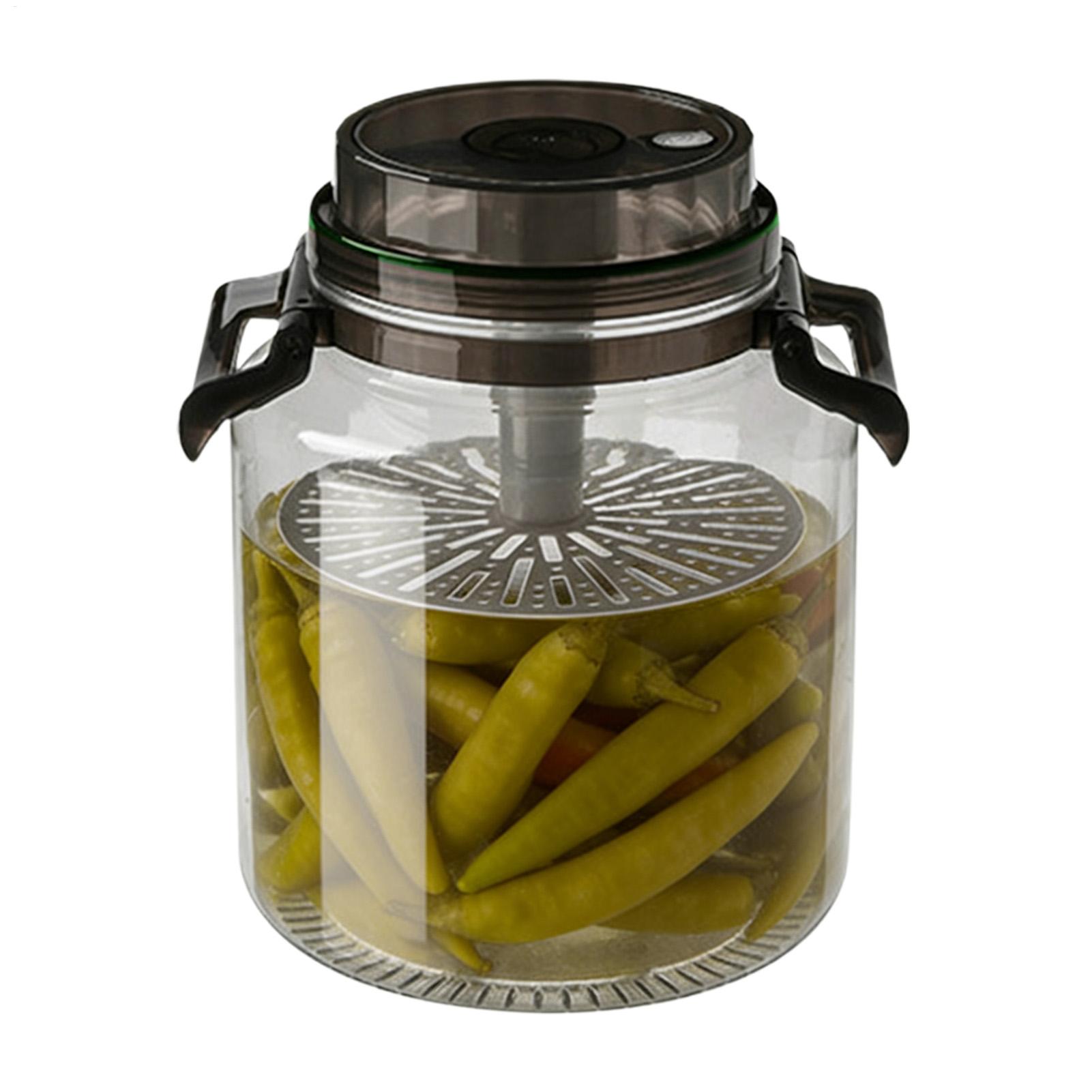 برطمانات مخلل دائرية سعة 5 لتر - مراجعة Food Storage Lidl وسعره