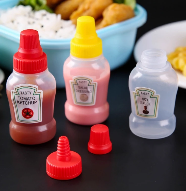 زجاجة كاتشب طماطم صغيرة محمولة - مراجعة Salad Dressing Bottle وسعره