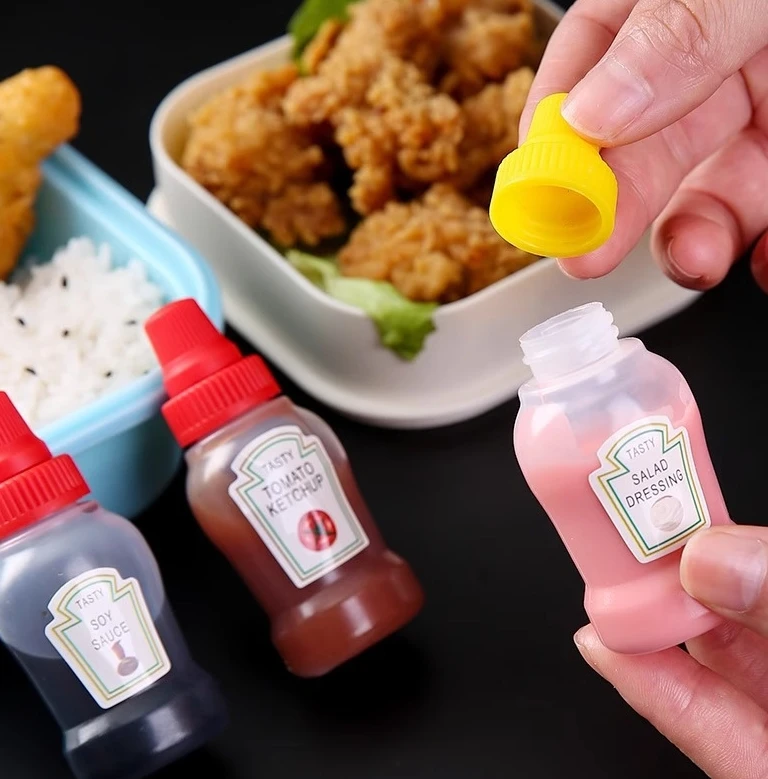 زجاجة كاتشب طماطم صغيرة محمولة - مراجعة Salad Dressing Bottle وسعره