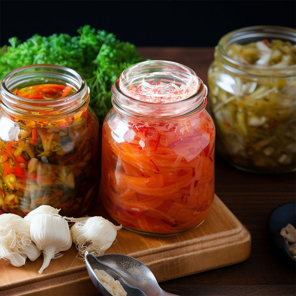 قطعتان من أوزان الزجاج واسعة ا - مراجعة Food Storage Glass وسعره