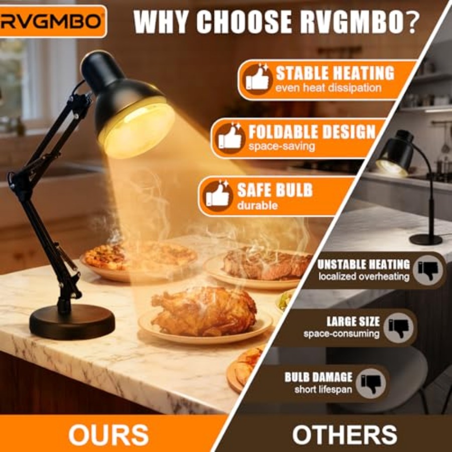 مصباح تسخين الطعام المحمول - [ - مراجعة Portable Food Warmer وسعره