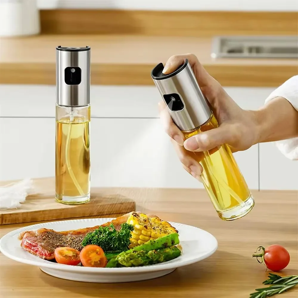 بخاخ زيت زجاجي لطهي رذاذ الزيت - مراجعة Salad Dressing Bottle وسعره