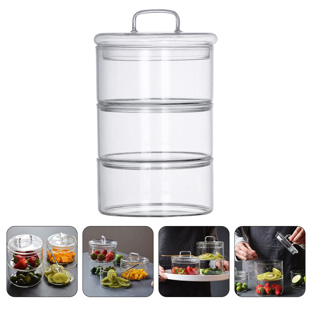 طقم وعاء تخزين زجاجي شفاف للسل - مراجعة Food Storage Glass وسعره