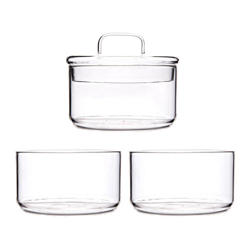 طقم وعاء تخزين زجاجي شفاف للسل - مراجعة Food Storage Glass وسعره