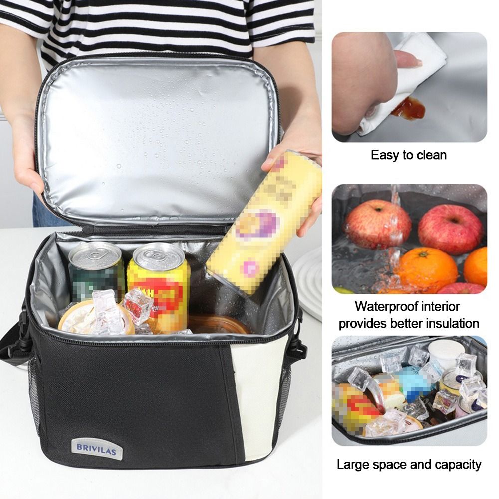 حقيبة غداء معزولة كبيرة السعة  - مراجعة Food Storage Keep Warm وسعره