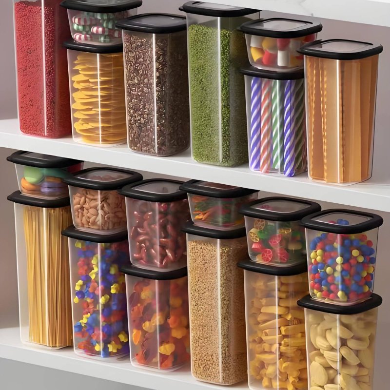مجموعة من 6 حاويات تخزين طعام  - مراجعة Food Storage Bins وسعره