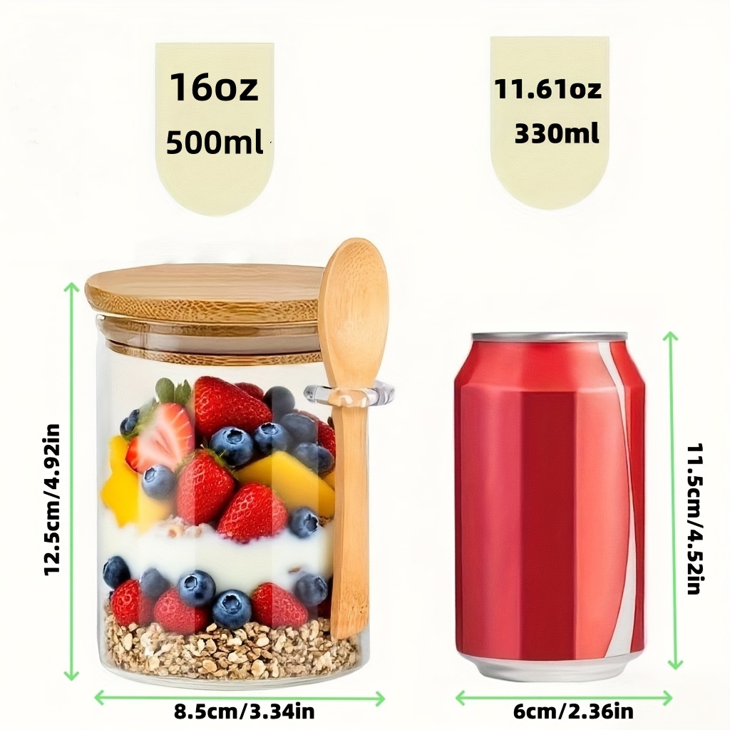 مجموعة أكواب زجاجية للشوفان 1/ - مراجعة Food Storage Lidl وسعره