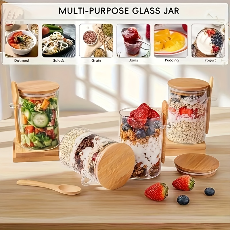 مجموعة أكواب زجاجية للشوفان 1/ - مراجعة Food Storage Lidl وسعره