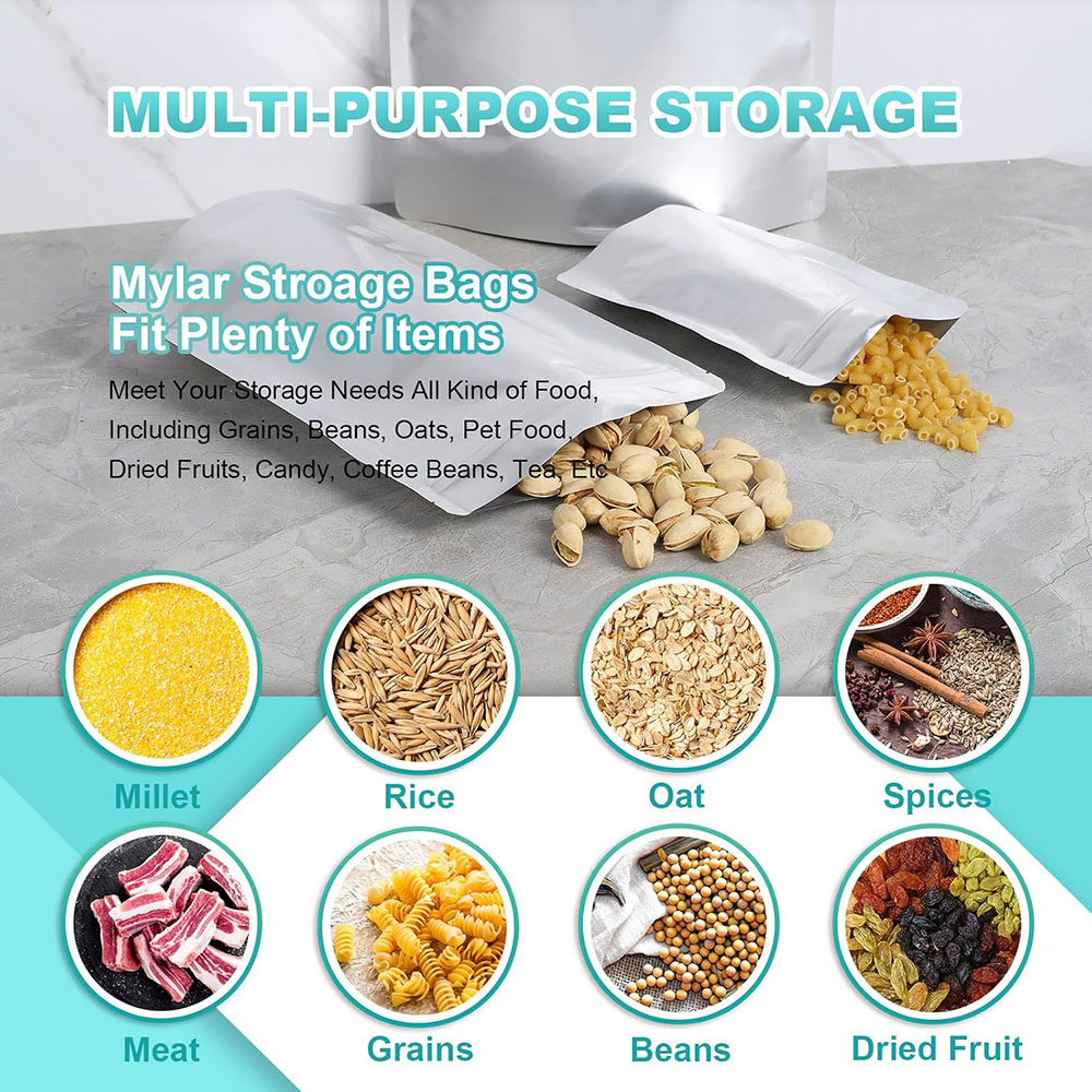 10 أكياس تخزين كبيرة من رقائق  - مراجعة Food Storage Oxygen Absorbers وسعره