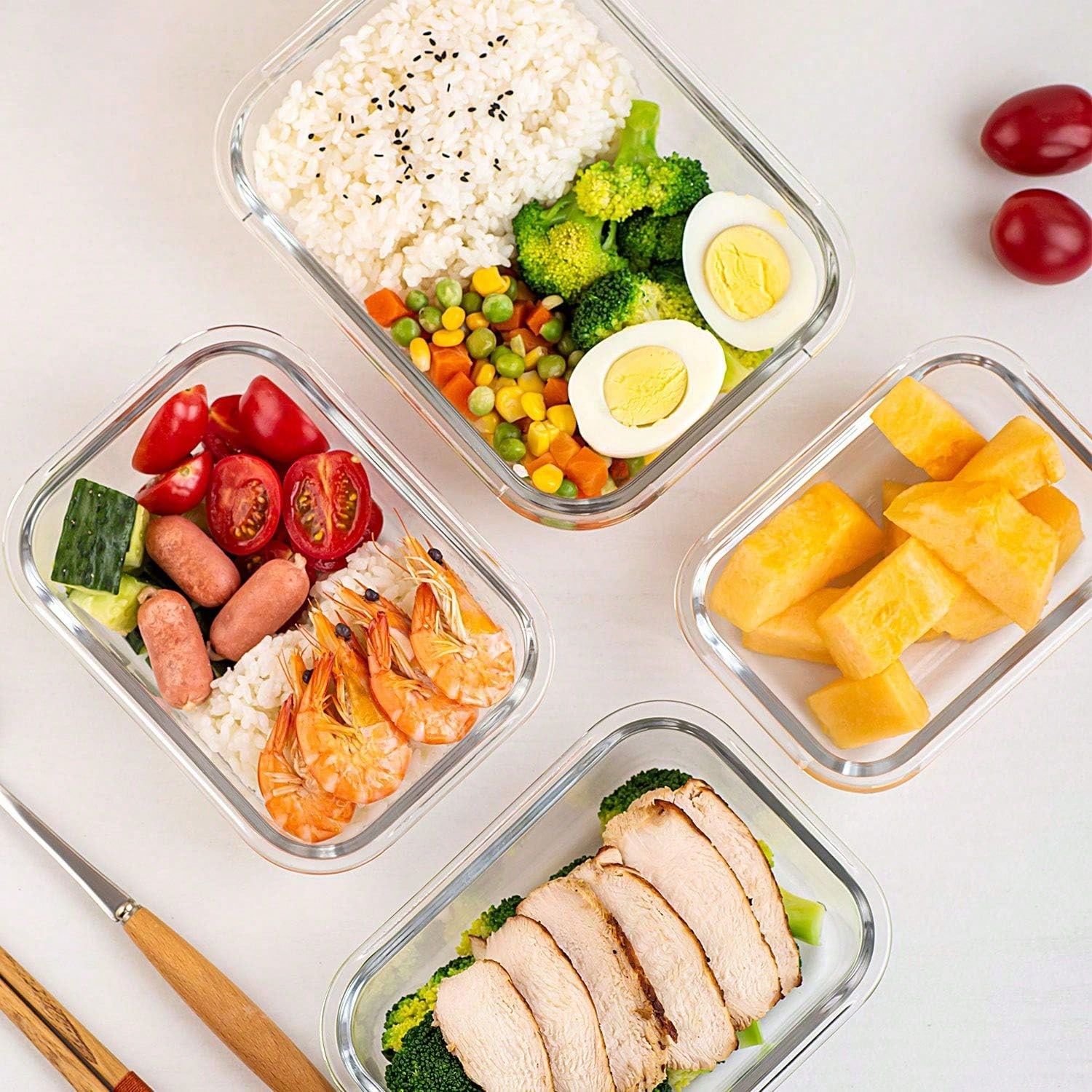 10 حاويات زجاجية لتحضير الوجبا - مراجعة Food Storage Underground وسعره