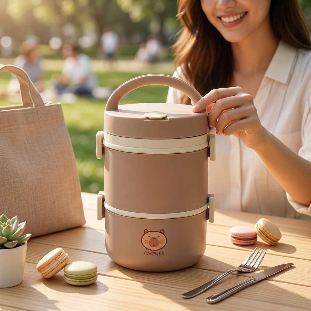 صندوق غداء حراري من الفولاذ ال - مراجعة Food Storage Underground وسعره