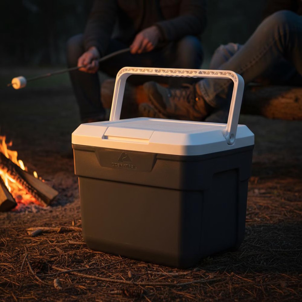 صندوق تبريد محمول مع عجلات سعة - مراجعة Food Storage In Cooler وسعره