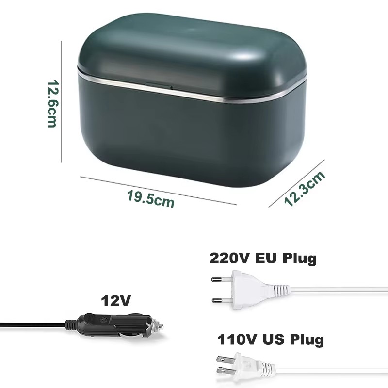 صندوق طعام كهربائي محمول لتسخي - مراجعة Portable Food Warmer وسعره