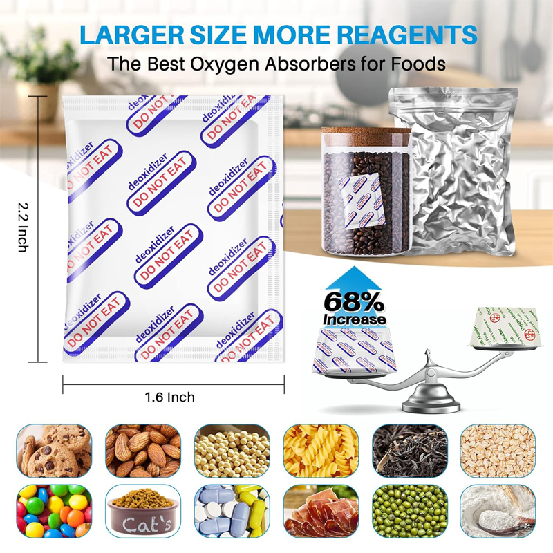 الغذاء الصف امتصاص الأكسجين 20 - مراجعة Food Storage Oxygen Absorbers وسعره