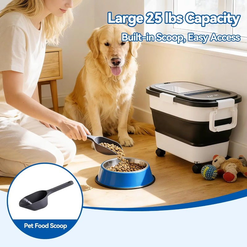 حاوية تخزين طعام الكلاب سعة 20 - مراجعة Food Storage Bins وسعره