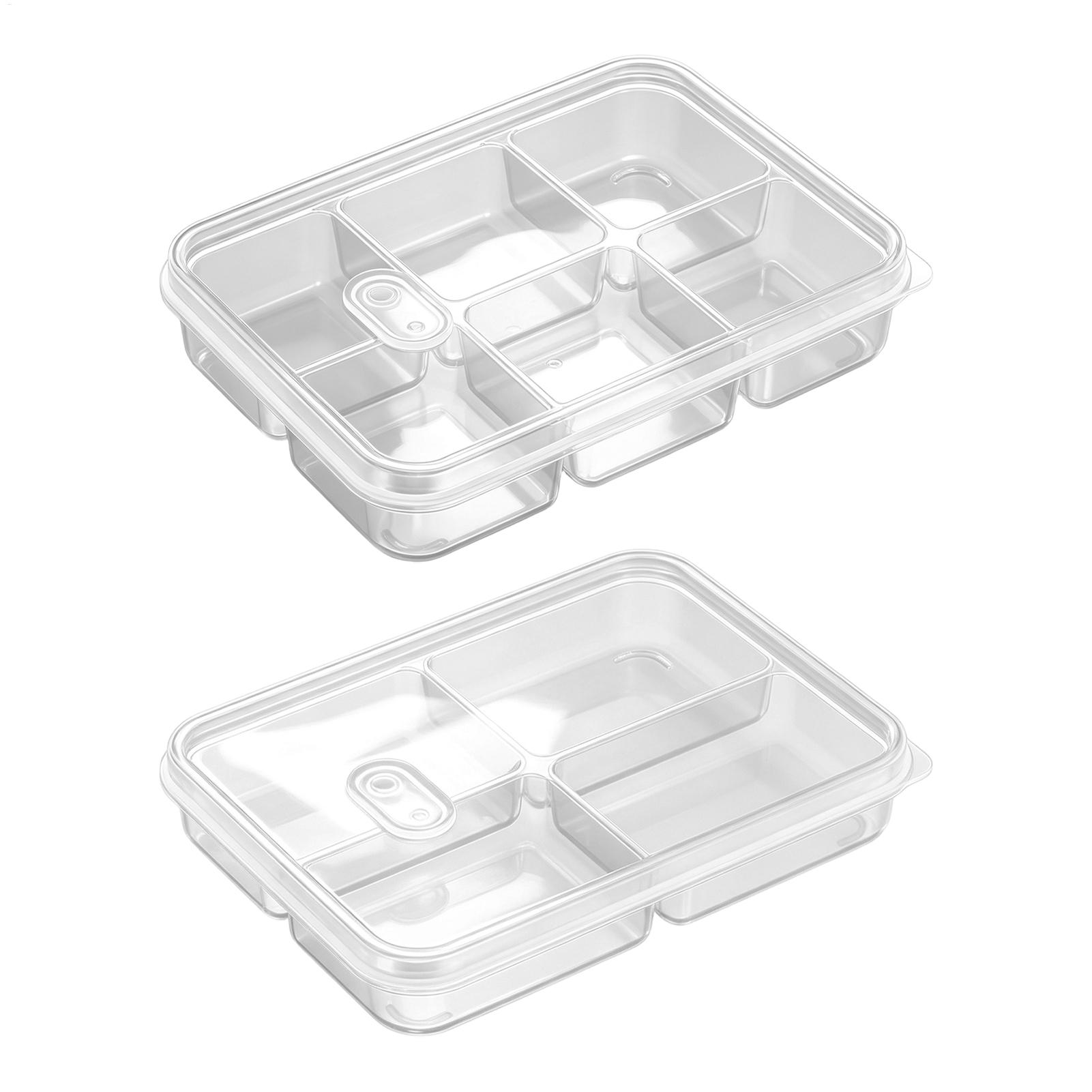 صندوق تخزين للثلاجة، علبة حفظ  - مراجعة Food Storage Plastic Containers With Lids وسعره