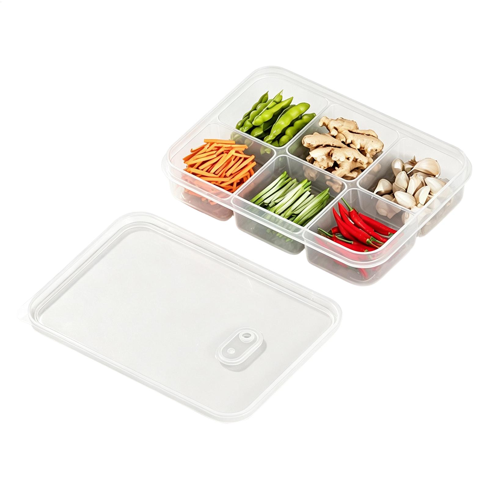 صندوق تخزين للثلاجة، علبة حفظ  - مراجعة Food Storage Plastic Containers With Lids وسعره