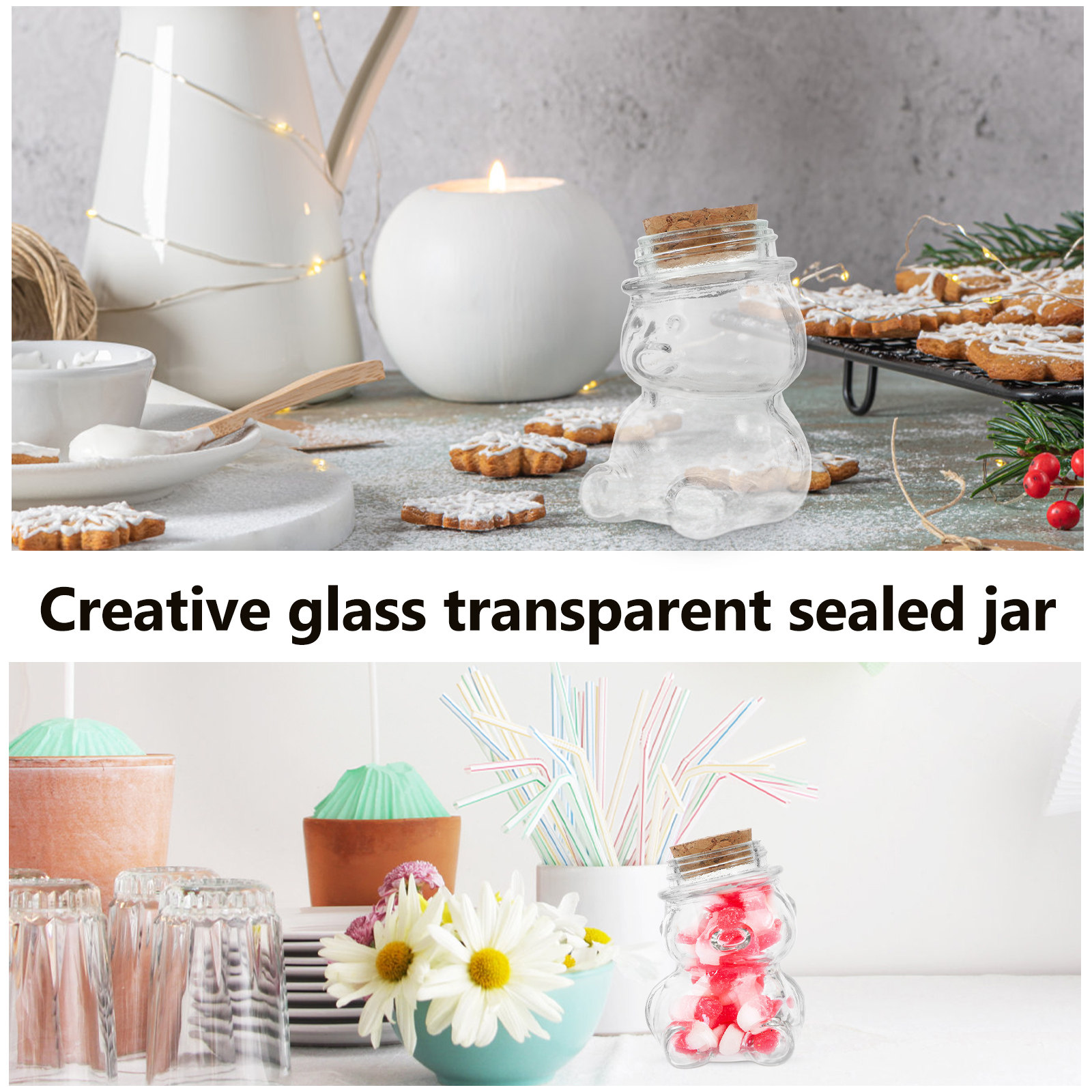 طقم من 4 أوعية زجاجية شفافة مح - مراجعة Food Storage Glass وسعره