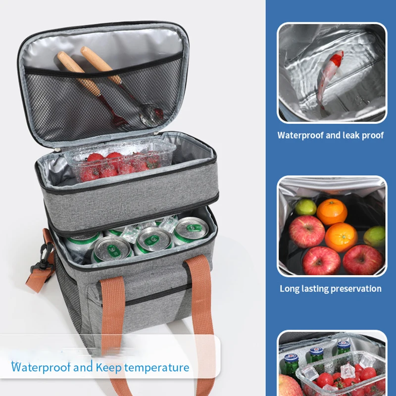 حقيبة الغداء الحرارية طبقات مز - مراجعة Food Storage Keep Warm وسعره