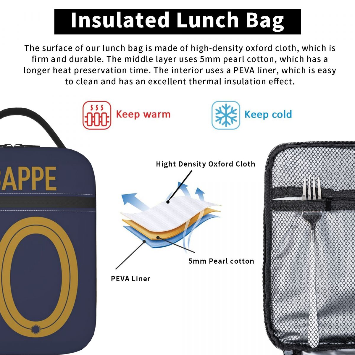 حقيبة الغداء المعزولة الحرارية - مراجعة Food Storage Keep Warm وسعره