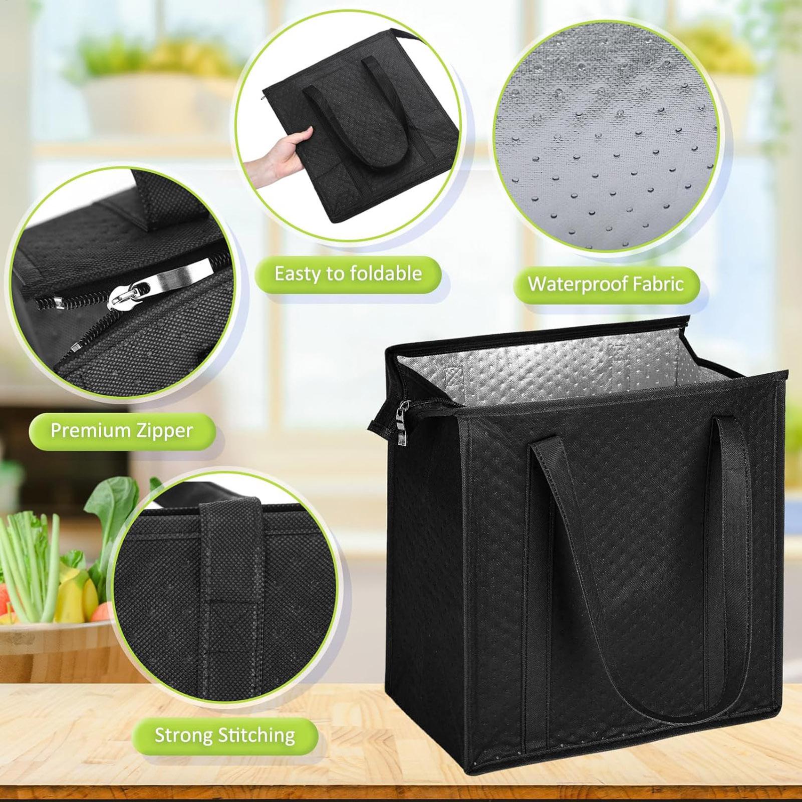 حقيبة حرارية كبيرة السعة مانعة - مراجعة Food Storage Keep Warm وسعره