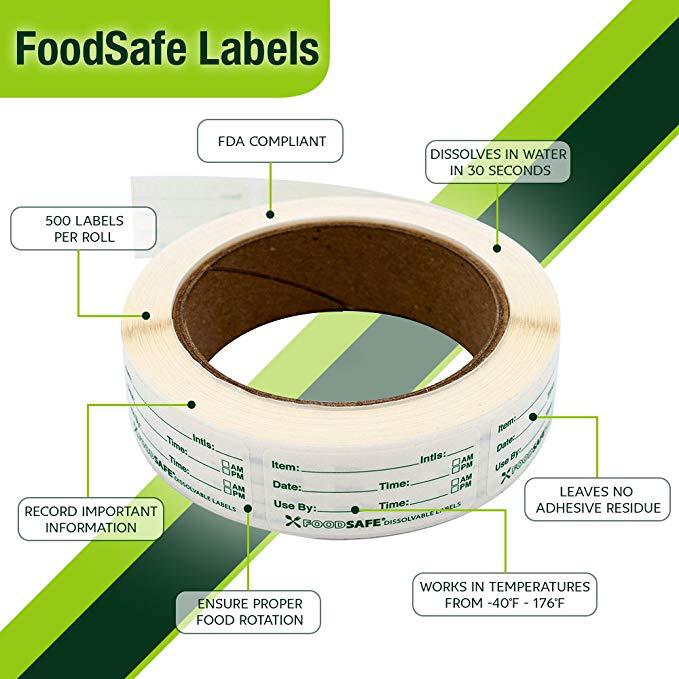 250 قطعة ملصقات الطعام للحاويا - مراجعة Food Storage Expiration Dates وسعره